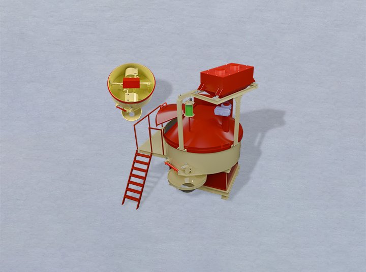 ROLLER TYPE PAN MIXER