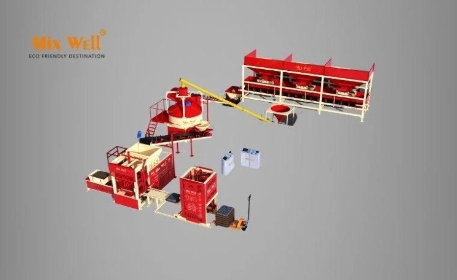 Fully Automatic Fly Ash Brick Plant for Continuous Operations